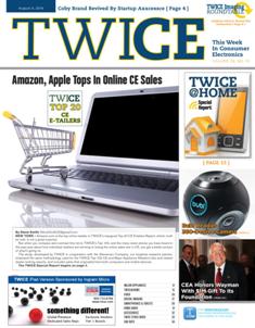 TWICE This Week In Consumer Electronics 2014-15 - August 4, 2014 | ISSN 0892-7278 | TRUE PDF | Quindicinale | Professionisti | Consumatori | Distribuzione | Elettronica | Tecnologia
TWICE is the leading brand serving the B2B needs of those in the technology and consumer electronics industries. Anchored to a 20+ times a year publication, the brand covers consumer technology through a suite of digital offerings, events and custom content including native advertising, white papers, video and webinars. Leading companies and its leaders turn to TWICE for perspective and analysis in the ever changing and fast paced environment of consumer technology. With its partner at CTA (the Consumer Technology Association), TWICE produces the Official CES Daily.