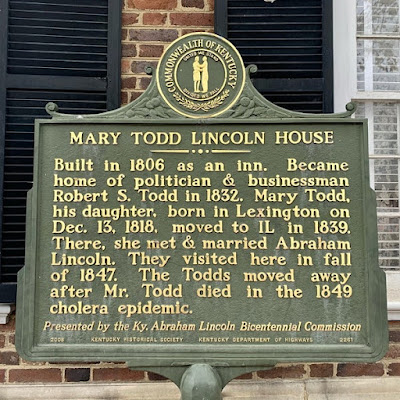 Mary Todd Lincoln House Museum sign