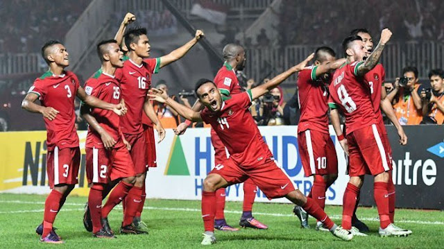 Indonesia Sukses Naik 2 Peringkat di Rangking FIFA