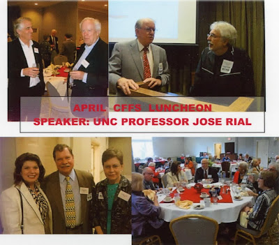 April CFFS Luncheon, Speaker: UNC Professor Jose Rial