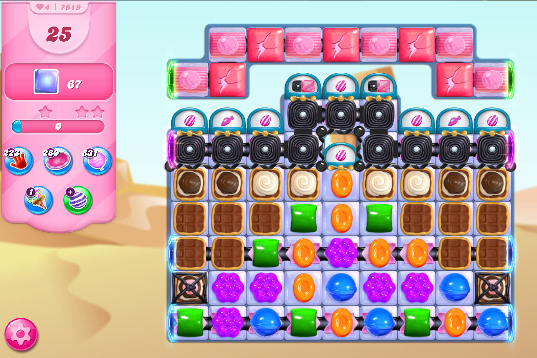 Candy Crush Saga level 7619