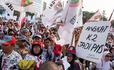  Kabar besar hati bagi tenaga honorer kategori  Honorer K2 Bisa Kaprikornus CPNS 2018 Asal Penuhi 3 Syarat Ini