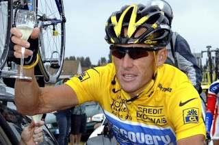 Lance Armstrong Road Racing Cyclist