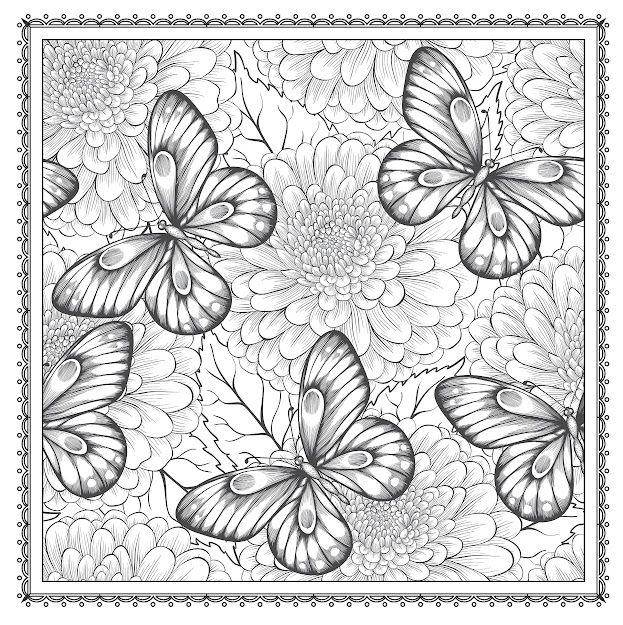 Blossom Magic Beautiful Floral Patterns Coloring Book For Adults Color  Magic Arsedition