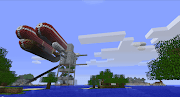 Minecraft Stuff: Epic Airship Airport Tower (minecraft air ship terminal airport)
