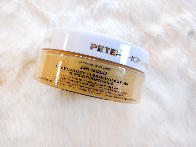 PeterThomasRoth 24K GOLD Pure Luxury Cleansing Butter, gold mask, 24k gold skincare, 24k gold range, cleopatra mask, peter thomas roth, cleansing oil, cleansing balm, red alice rao, maliha rao, beauty, skincare blog, top beauty blog of pakistan, makeup, makeup artists, redalicerao, korean skincare