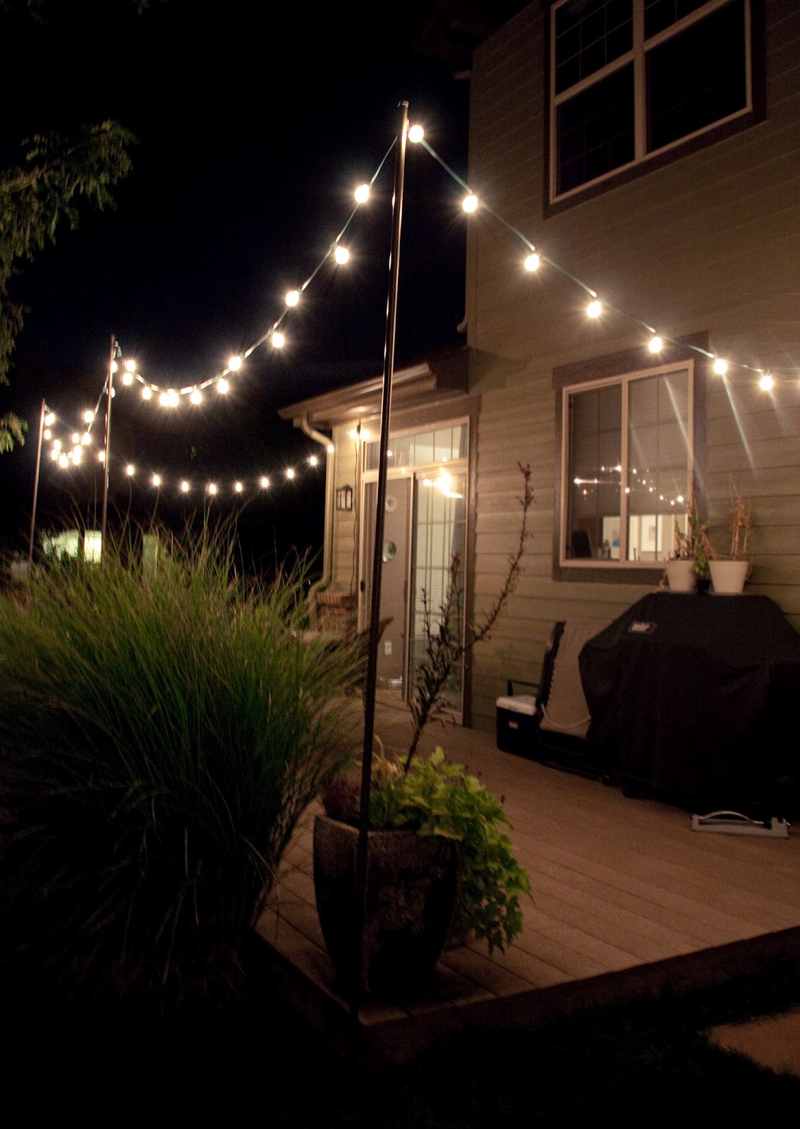 Bright July: {DIY}: Outdoor String Lights