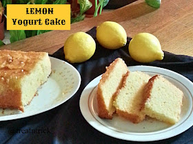 Lemon Yogurt Cake Recipe @ treatntrick.blogspot.com