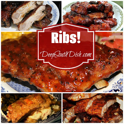 A collection of home cook rib recipes from DeepSouthDish.com, from rubbed and sauced and cooked low and slow in the oven, to grilled, Memphis-style dry rubbed, slow cooker, Instant Pot, oven-braised, country-style, and more to come!