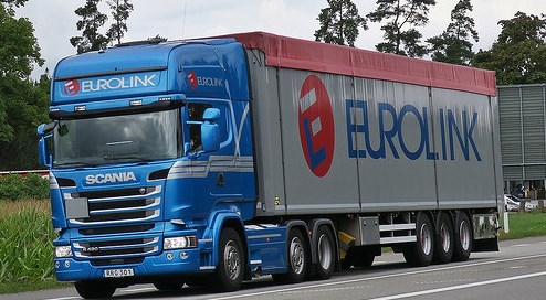 modifikasi truk box SCANIA Eurolink AB