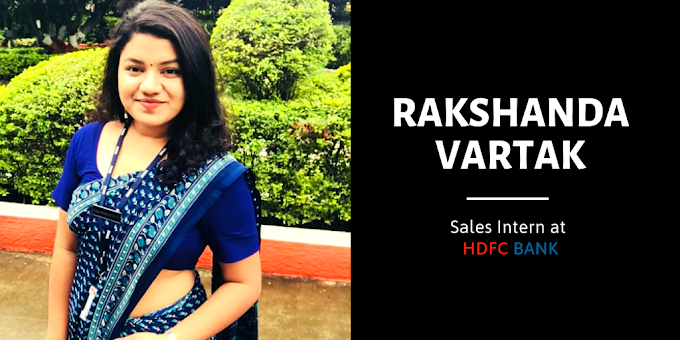 Rakshanda's Internship Experience at HDFC Bank