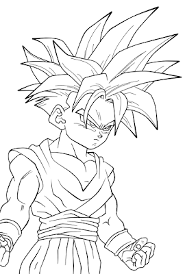 Dragon Ball Z - Desenhos para pintar