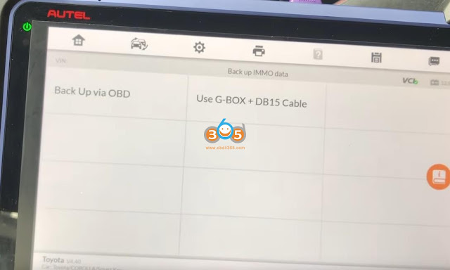 Autel IM608 Program Toyota Corolla 2019 All Keys Lost by OBD 8