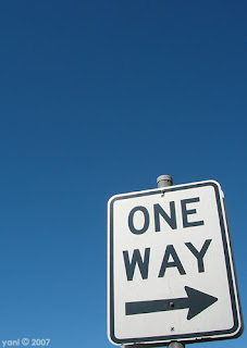 one way