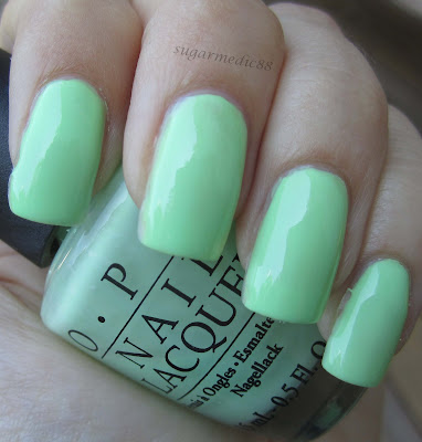 OPI Gargantuan Green Grape Swatch