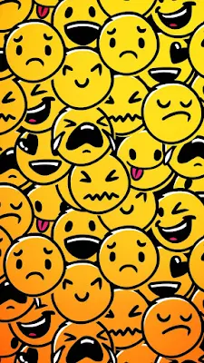 iPhone Wallpaper: Emoticons Emoji Faces Emoticon Funny