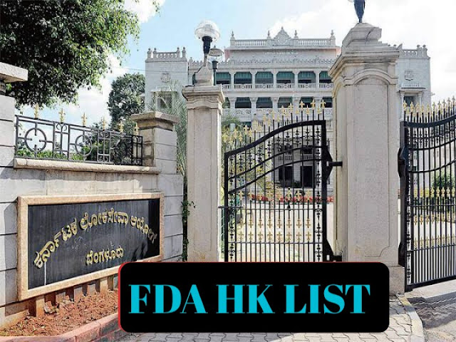 FDA HK KPSC ADDITIONAL LISTS