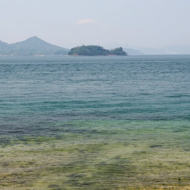 しまなみ海道　生口島　瀬戸田サンセットビーチ　ひょっこりひょうたん島