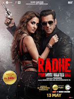 radhe movie poster, salman khan disha patani