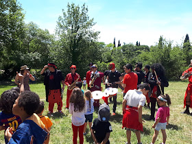 La Fanfare Brass Band TTGL au parc de Font Obscure pour la fête du vivre ensemble