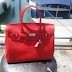 New in: Red Birkin style