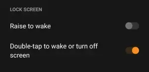 Fitur Raise to Wake dan Double Tap di Android