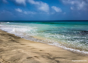 Praia na Ilha do Sal, Cabo Verde