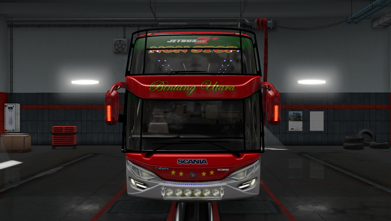 Livery Bus  BINTANG  UTARA  for Jetbus ep3 shd ets2 Livery s