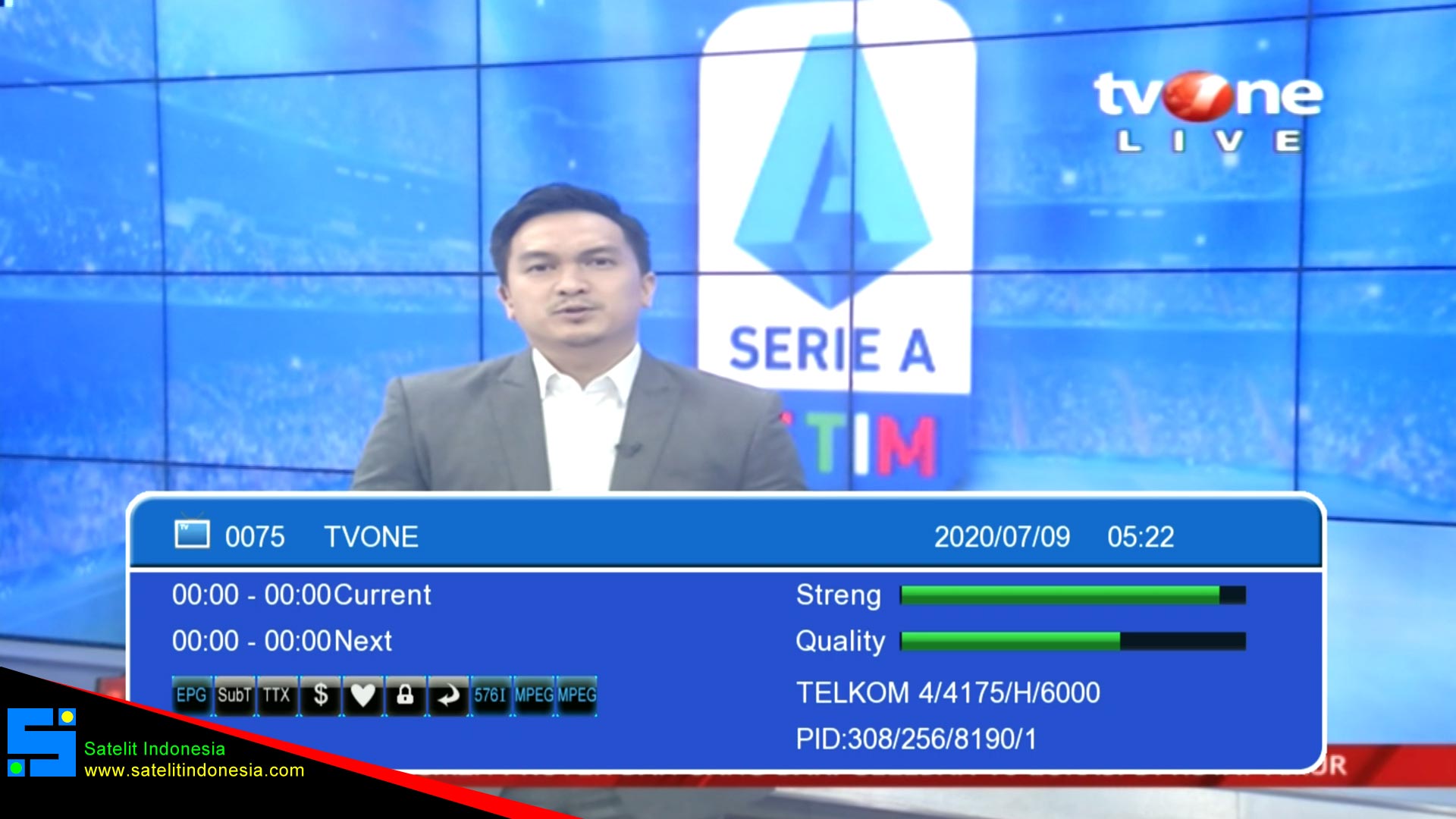 Cara Mencari Siaran TV One Di Parabola Telkom 4 Terbaru