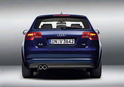 2011 Audi A3 Sportback Rear View