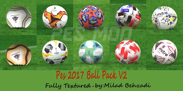 PES 2017 Mini Ball Pack Update V2 By Milad behzadi