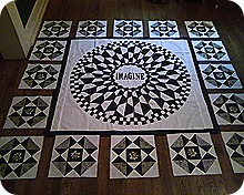 Beatles Quilt and sewer work 003