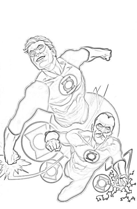 Green Lantern Coloring Pages ~ Free Printable Coloring Pages - Cool