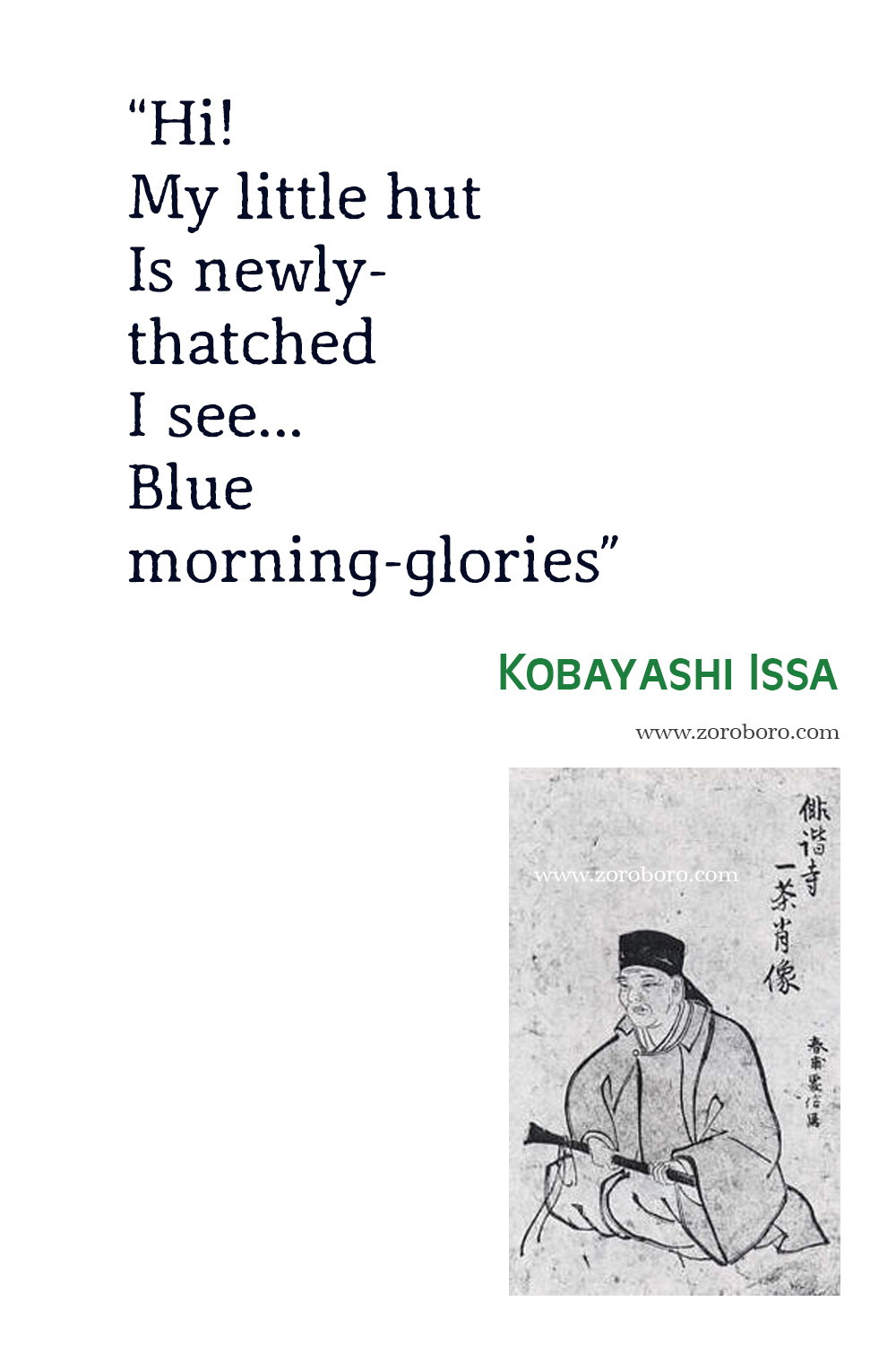 Kobayashi Issa Quotes. Kobayashi Issa Poems, Kobayashi Issa Poetry, Kobayashi Issa Books, Kobayashi Issa Famous haiku, Kobayashi Issa Haiku Poems