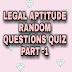 Legal Aptitude Quiz 