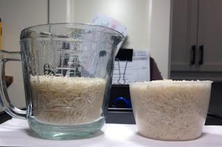 1 cup rice cooker berapa gram