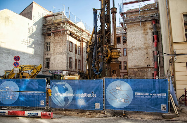 Baustelle LINIEN142, Ein Projekt der PRIMUS Immobilien AG, Linienstraße 142, 10115 Berlin, 09.03.2014