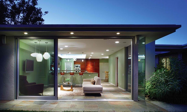 Desain Pintu Kaca Geser Rumah Modern - Rancangan Desain 