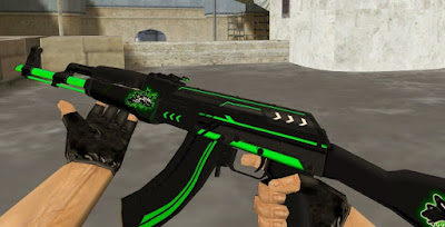 Skin AK47 - Green Line (CS:GO) HD para CS 1.6