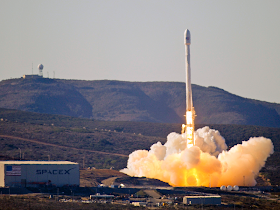 The first Falcon 9 1.1 launch