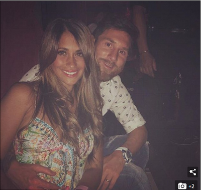 Lionel Messi Enjoys Night Out With Wife As He Continues His Vacation (Photos)