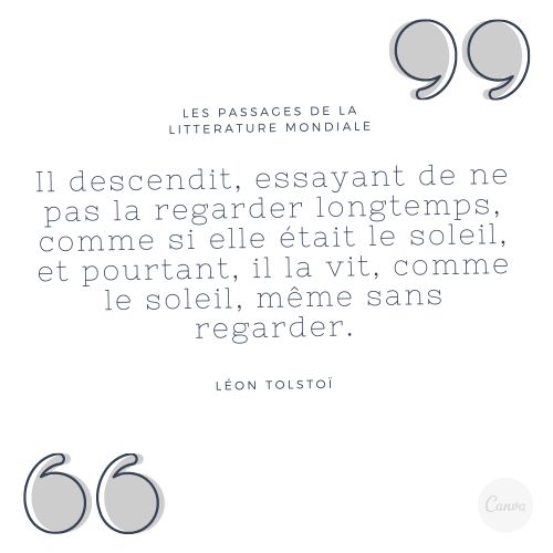 Citation de léon tolstoi