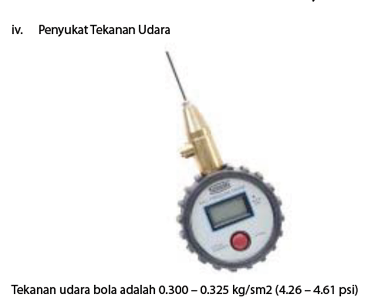 BOLA TAMPAR ACS: PERALATAN DAN PAKAIAN