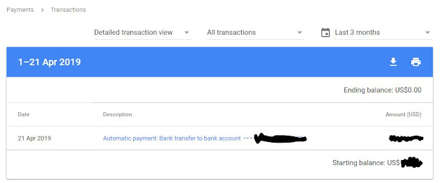 adsense, payment adsense, gaji dari adsense, gaji pertama dari adsense, cara setkan bayaran adsense melalui bank transfer, payment adsense via bank transfer, cara mudah untuk terima duit adsense, 