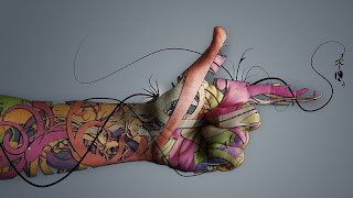 Body painting through tattoos