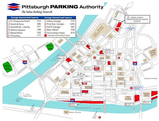 Pnc Park Parking Map