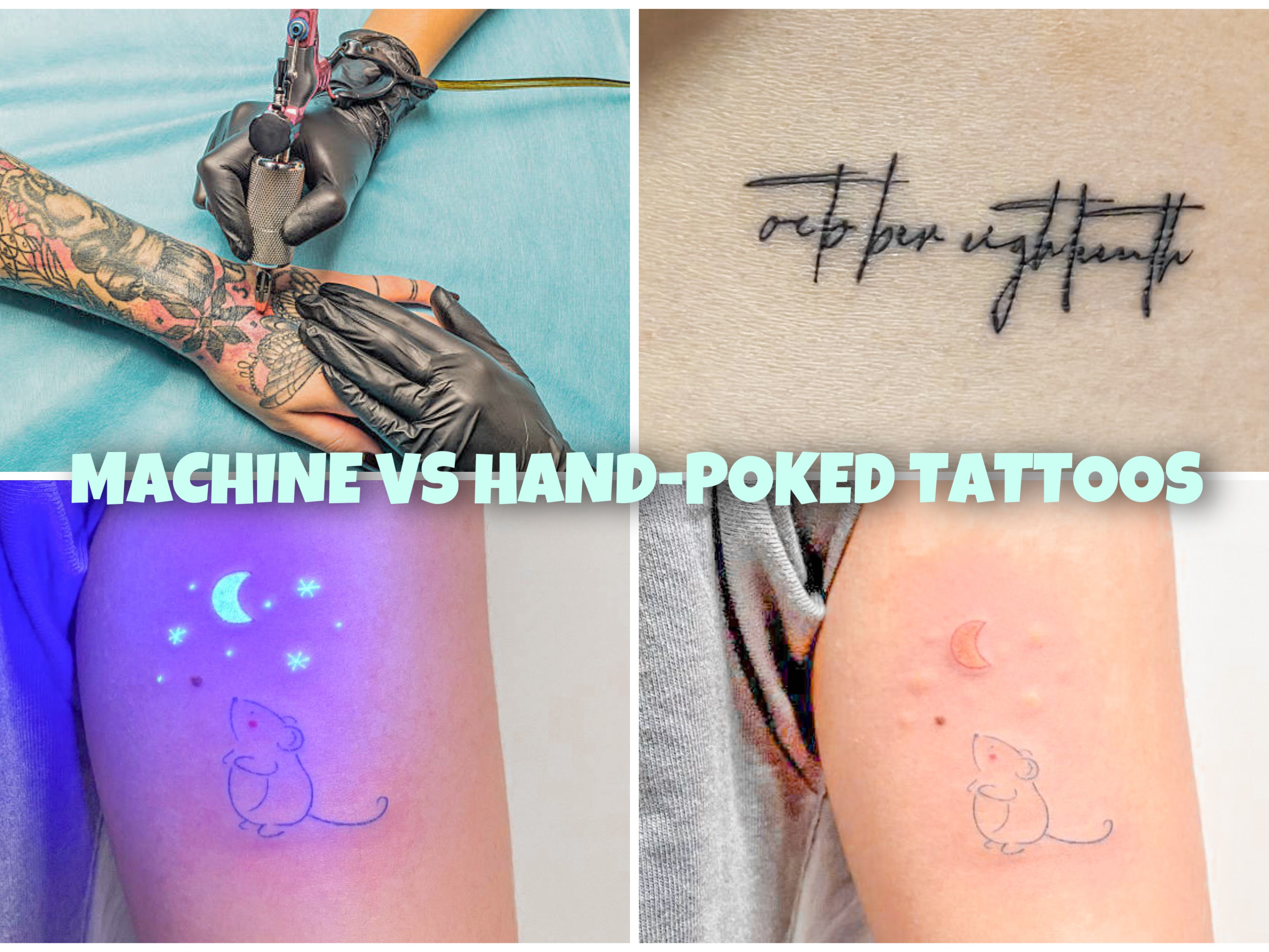 Whats The Difference Between Hand Poking and Machine Tattoos  Inside Out