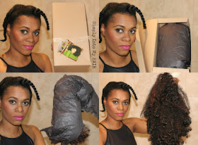 Fingercomber Kinky Kurl 4a, 4c natural hair HHJ Protective style