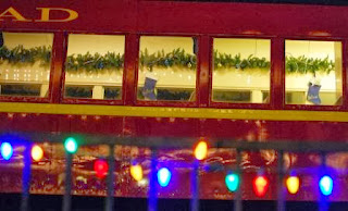 Decorated Train Cars