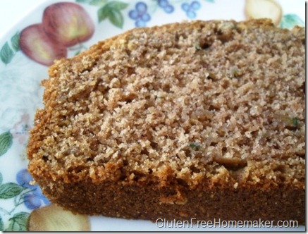 zucchini bread slice